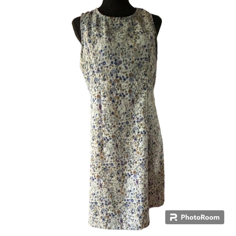 Vintage 90s Timeless Good Show Tickets Clothing floral shift dress Y2K sz M